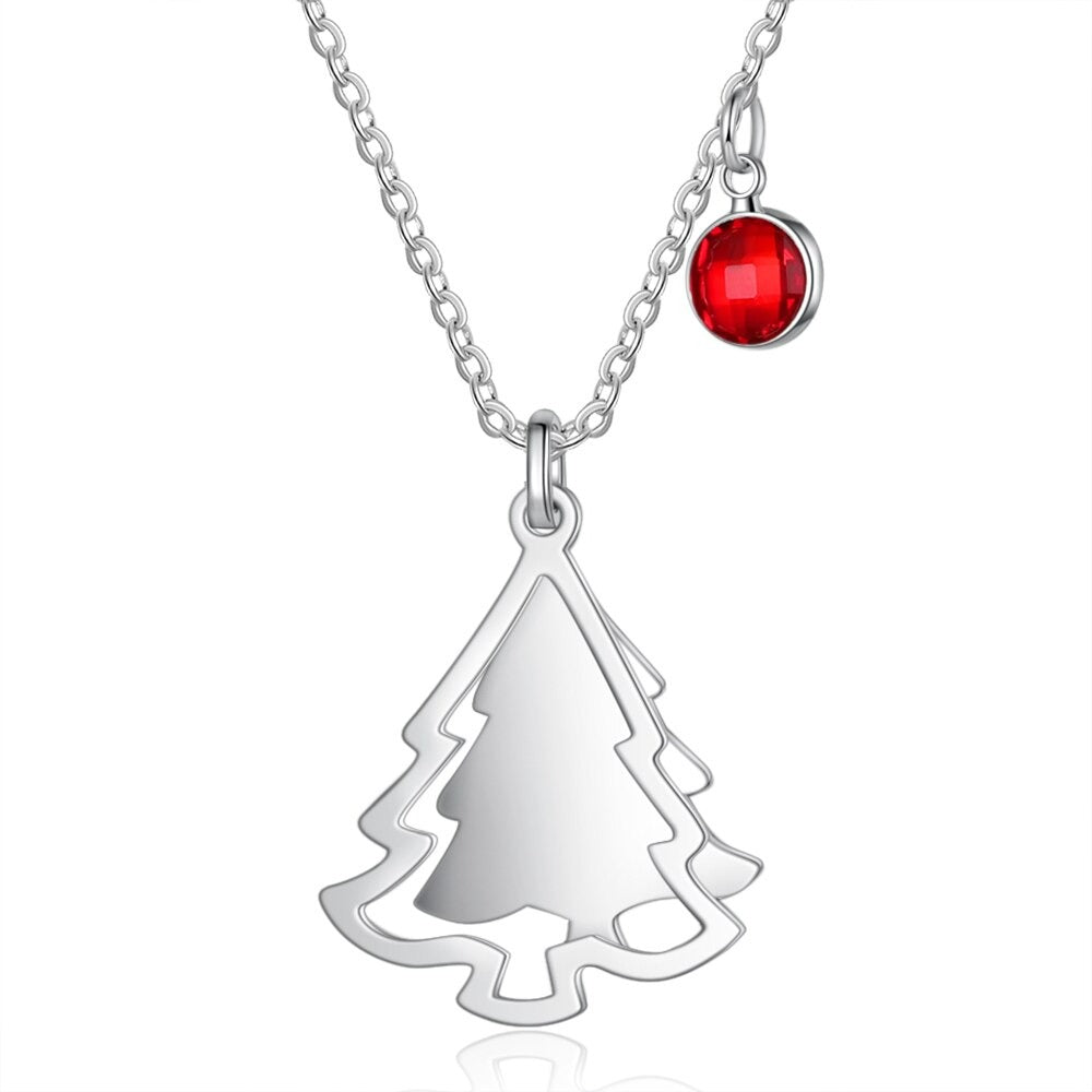 Personalized Christmas Tree Non-Engraved Pendants-Florence Scovel
