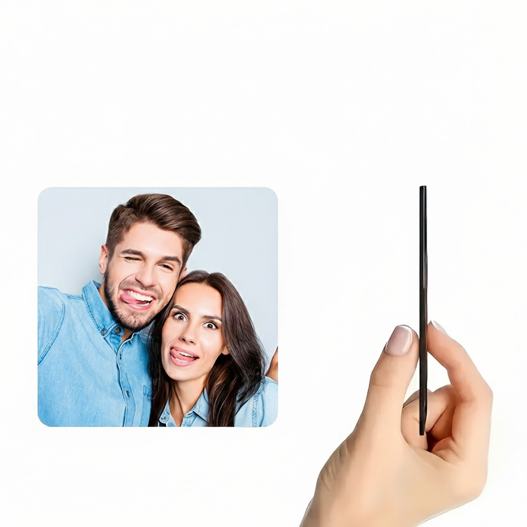 Personalized Oval Photo Fridge Magnet For Kitchen Decor