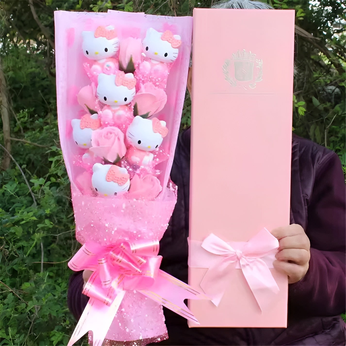 Adorable Hello Kitty Rose Bouquet Gift Set-Florence Scovel