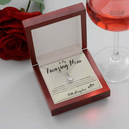 To My Amazing Mom Mothers Day Necklace With Giftbox-Florence Scovel
