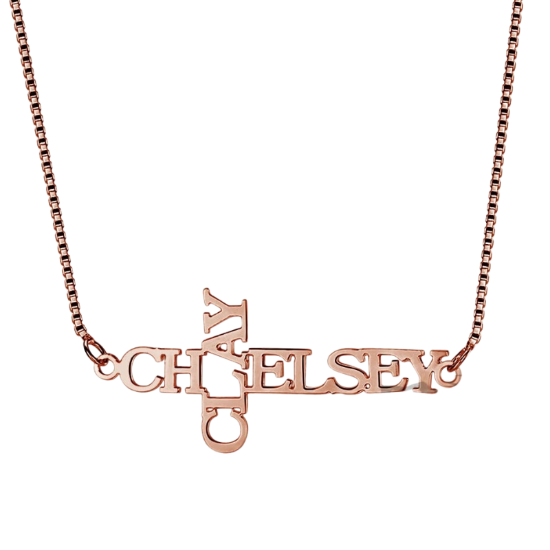 Names Engraved Cross Pendant-Florence Scovel