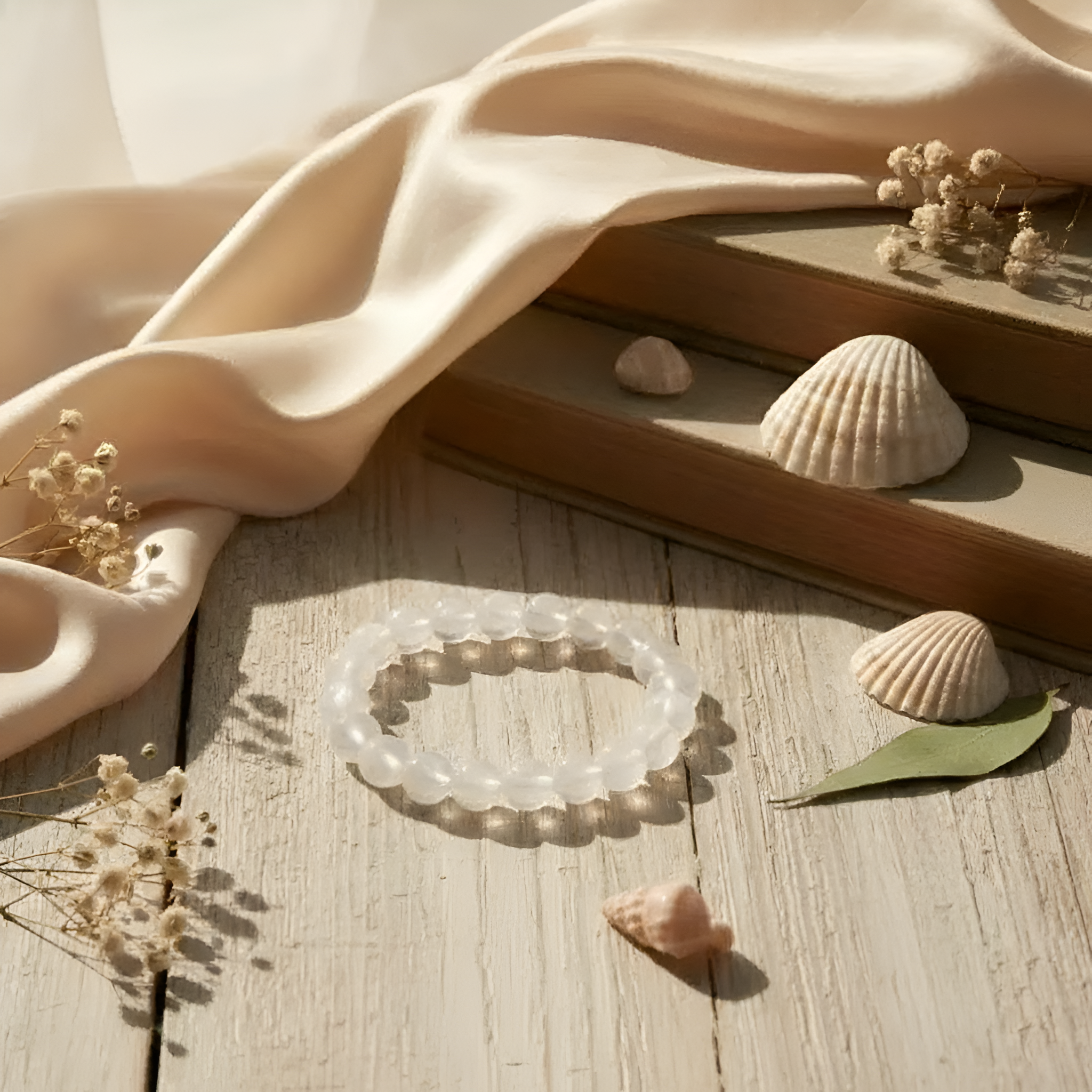 Radiant Rainbow Blue Moonstone Bracelet June Birthstone For Emotional Balance New Beginnings 