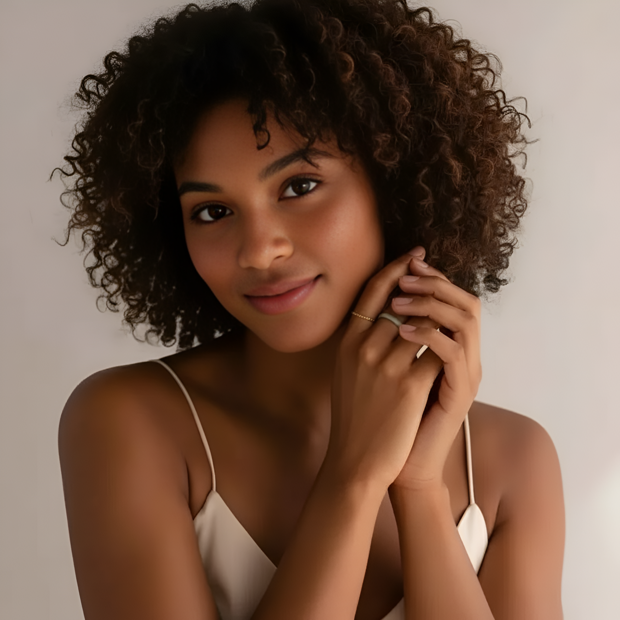 Natural Green Jade Skinny Ring Minimalist Stacking Boho Gift For Her