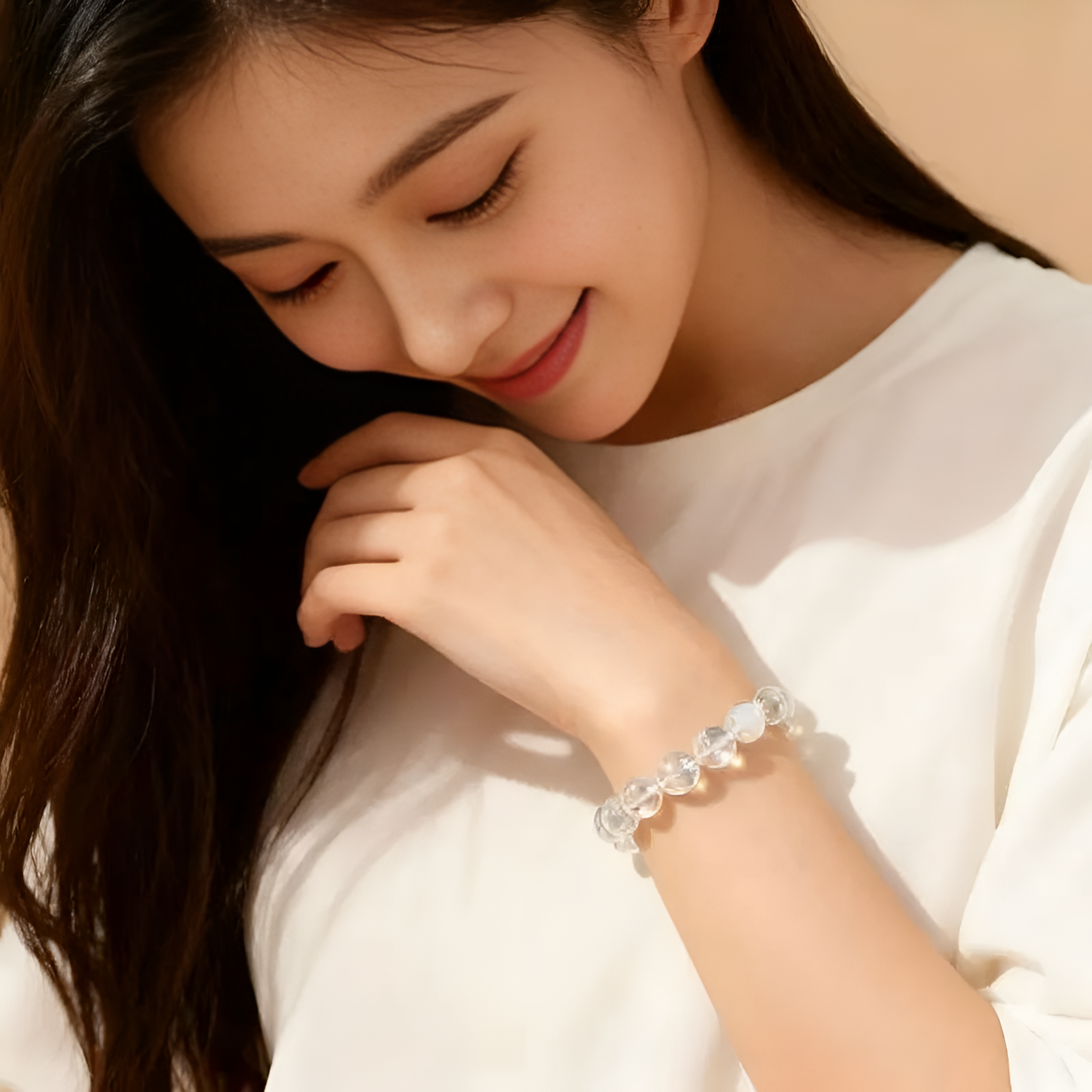 Radiant Rainbow Blue Moonstone Bracelet June Birthstone For Emotional Balance New Beginnings 