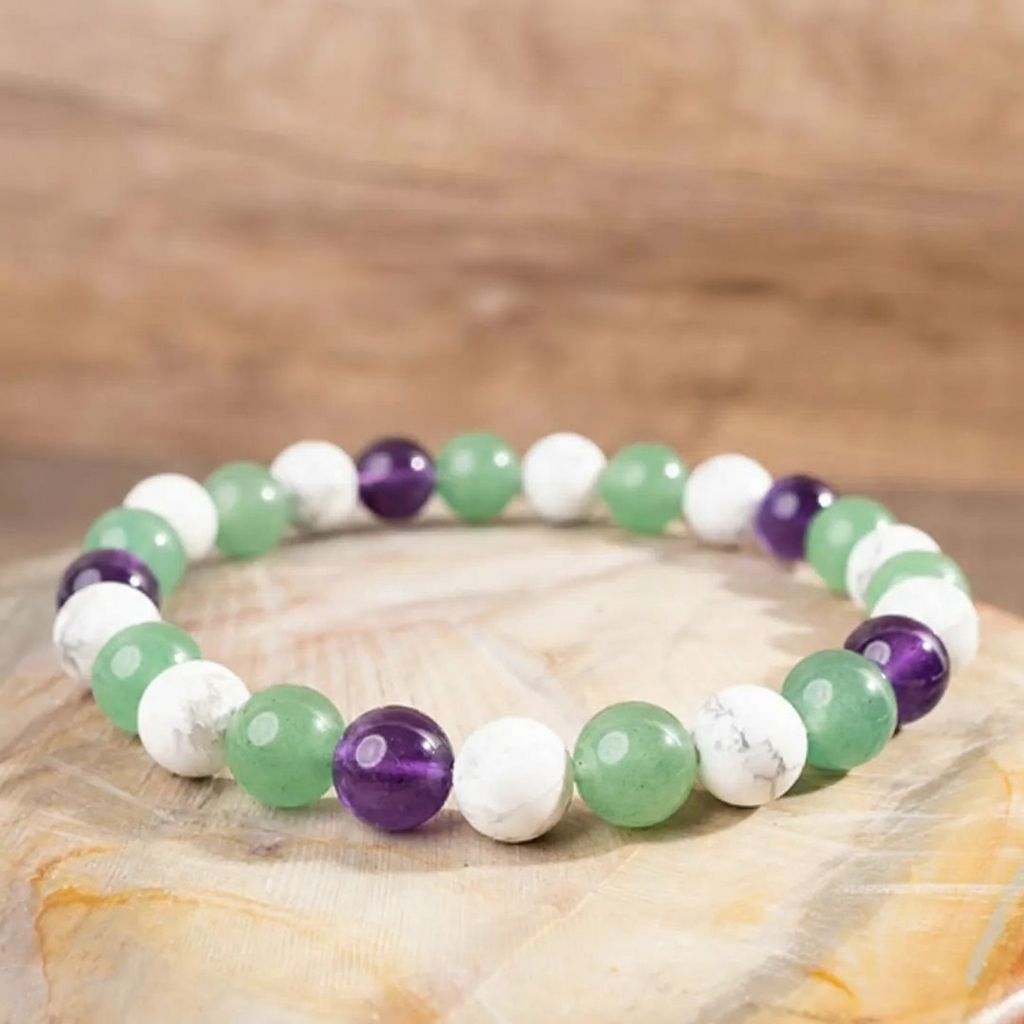 Pride Crystal Beaded Bracelet  LGBTQ Natural Rainbow Gemstones for Love & Support – Unisex Chakra Healing Jewelry Perfect for Pride Month, Daily Wear Parties & Weddings Emotional Balance Empowerment