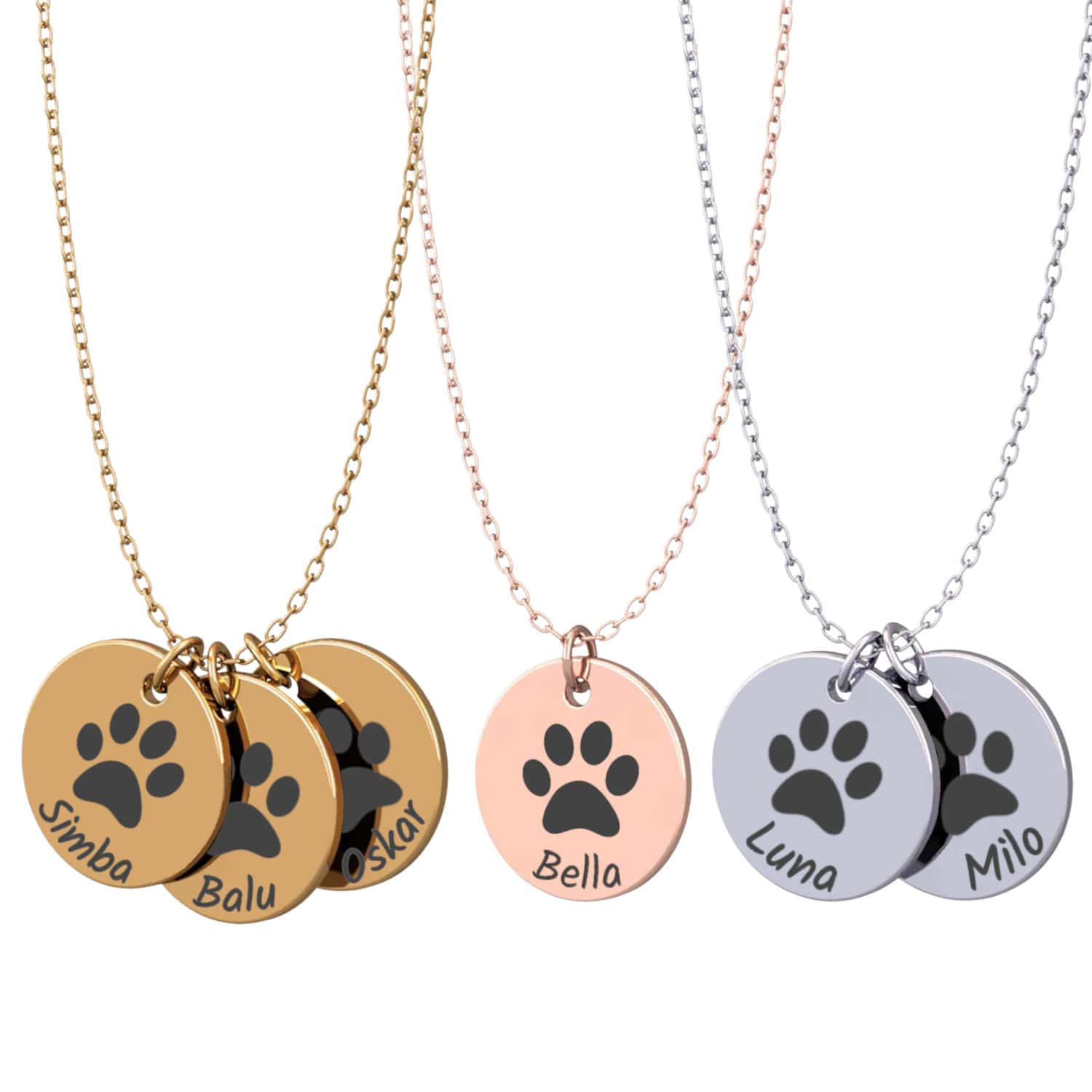 Necklace with pet name