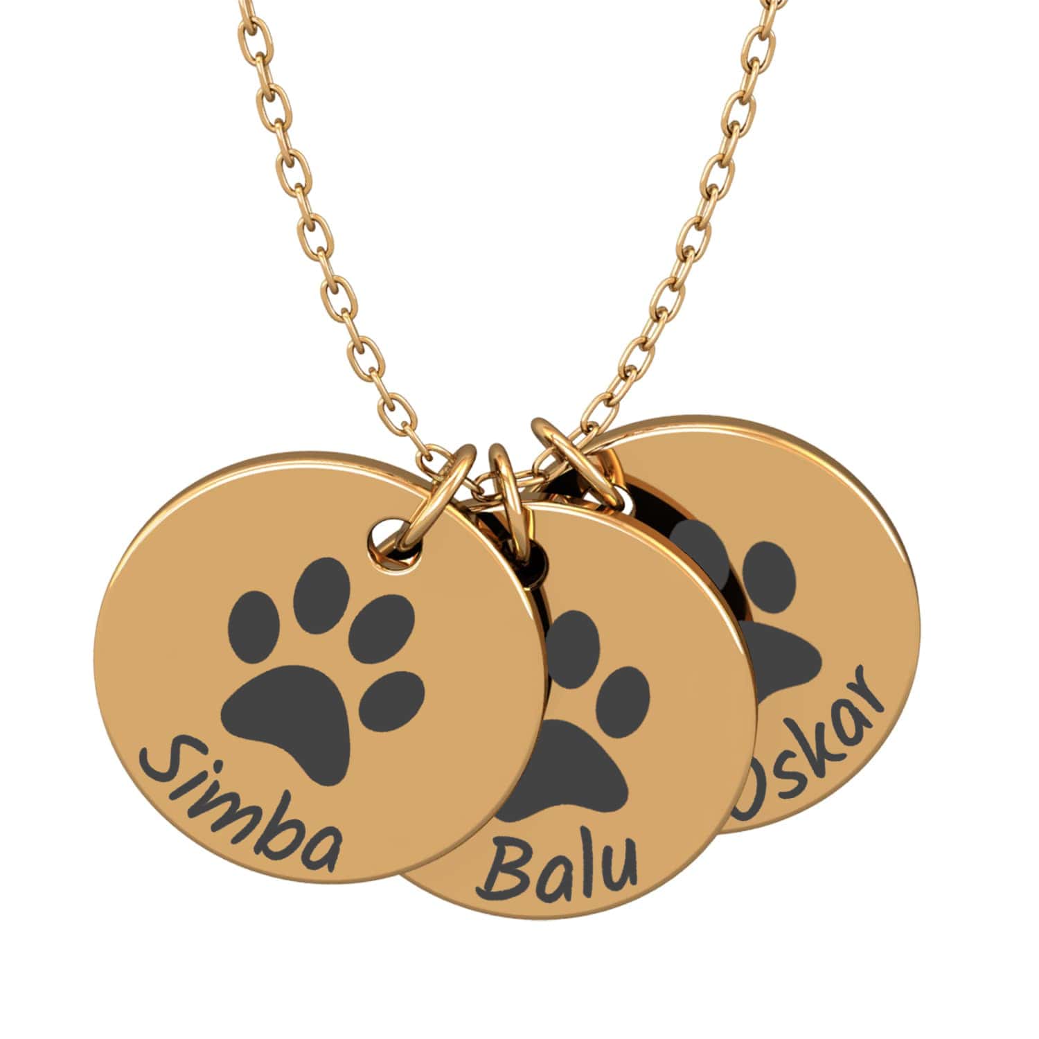 Necklace with pet name