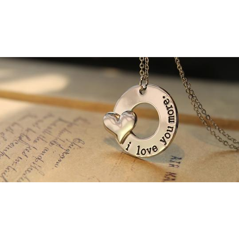 I Love You More - Pendant Necklace-Florence Scovel