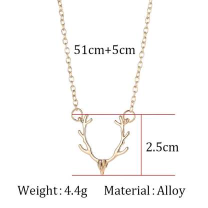 Antler Pendent Necklace-Florence Scovel