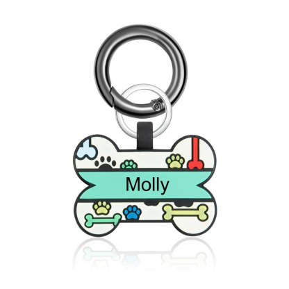 Personalized Pet Tags With Name Keychain-Florence Scovel