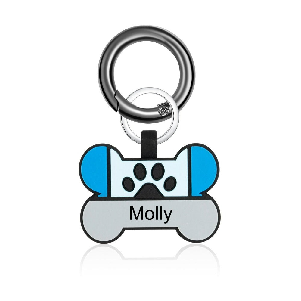 Personalized Pet Tags With Name Keychain-Florence Scovel