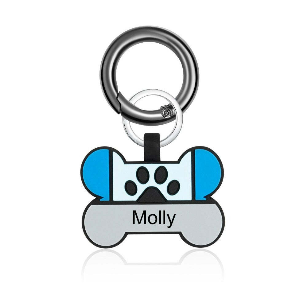 Personalized Pet Tags With Name Keychain-Florence Scovel