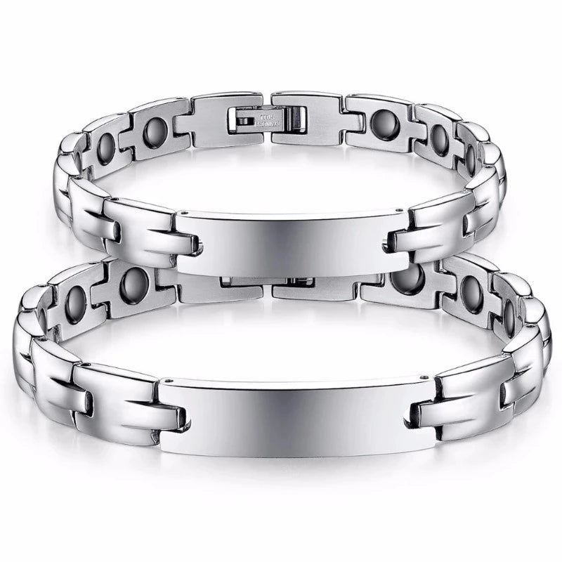 Customized Engraved Couple Bracelets-Florence Scovel