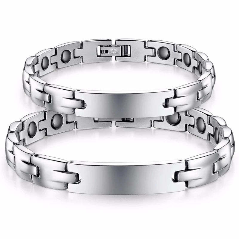 Customized Engraved Couple Bracelets-Florence Scovel