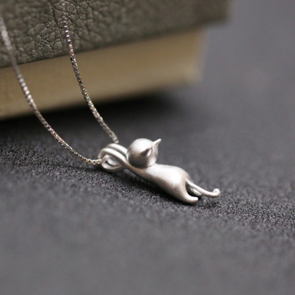 Climbing Cat Pendant-Florence Scovel
