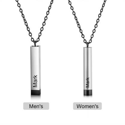 Personalized Engraved Couple Necklace-Florence Scovel