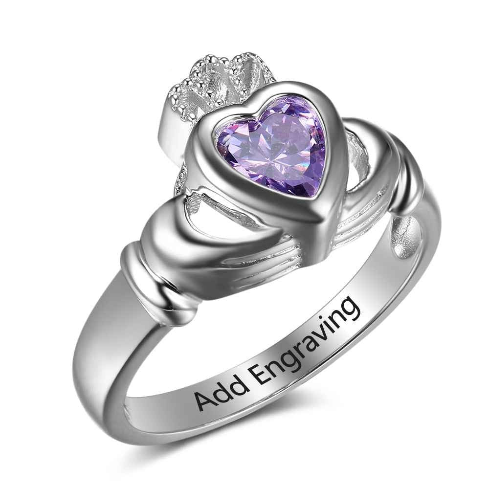 Crown Custom Birthstone Ring-Florence Scovel