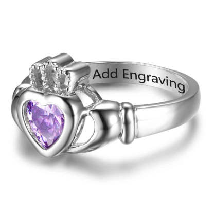 Crown Custom Birthstone Ring-Florence Scovel