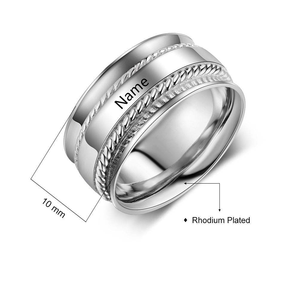 Personalized 1 Name Ring For Women-Florence Scovel