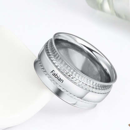 Personalized 1 Name Ring For Women-Florence Scovel