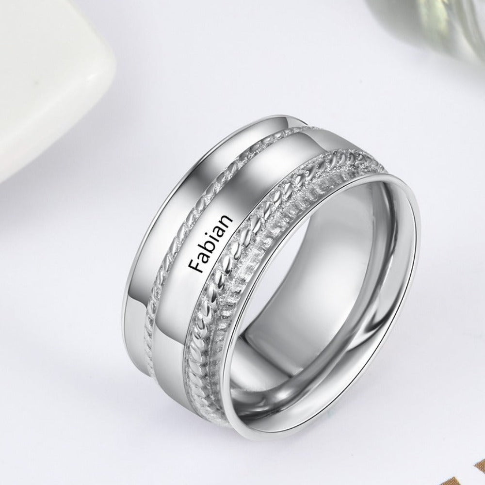 Personalized 1 Name Ring For Women-Florence Scovel
