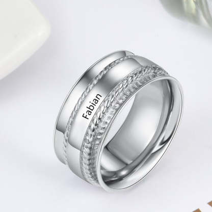 Personalized 1 Name Ring For Women-Florence Scovel