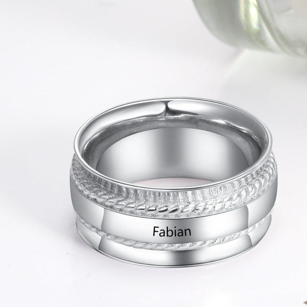 Personalized 1 Name Ring For Women-Florence Scovel