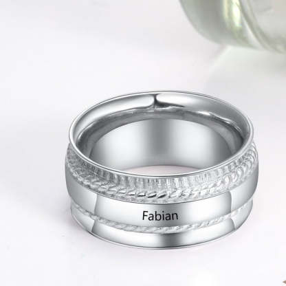 Personalized 1 Name Ring For Women-Florence Scovel