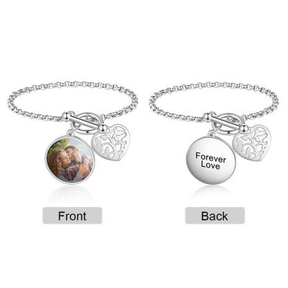 Personalized Photo Cordate Bracelet For Women-Florence Scovel