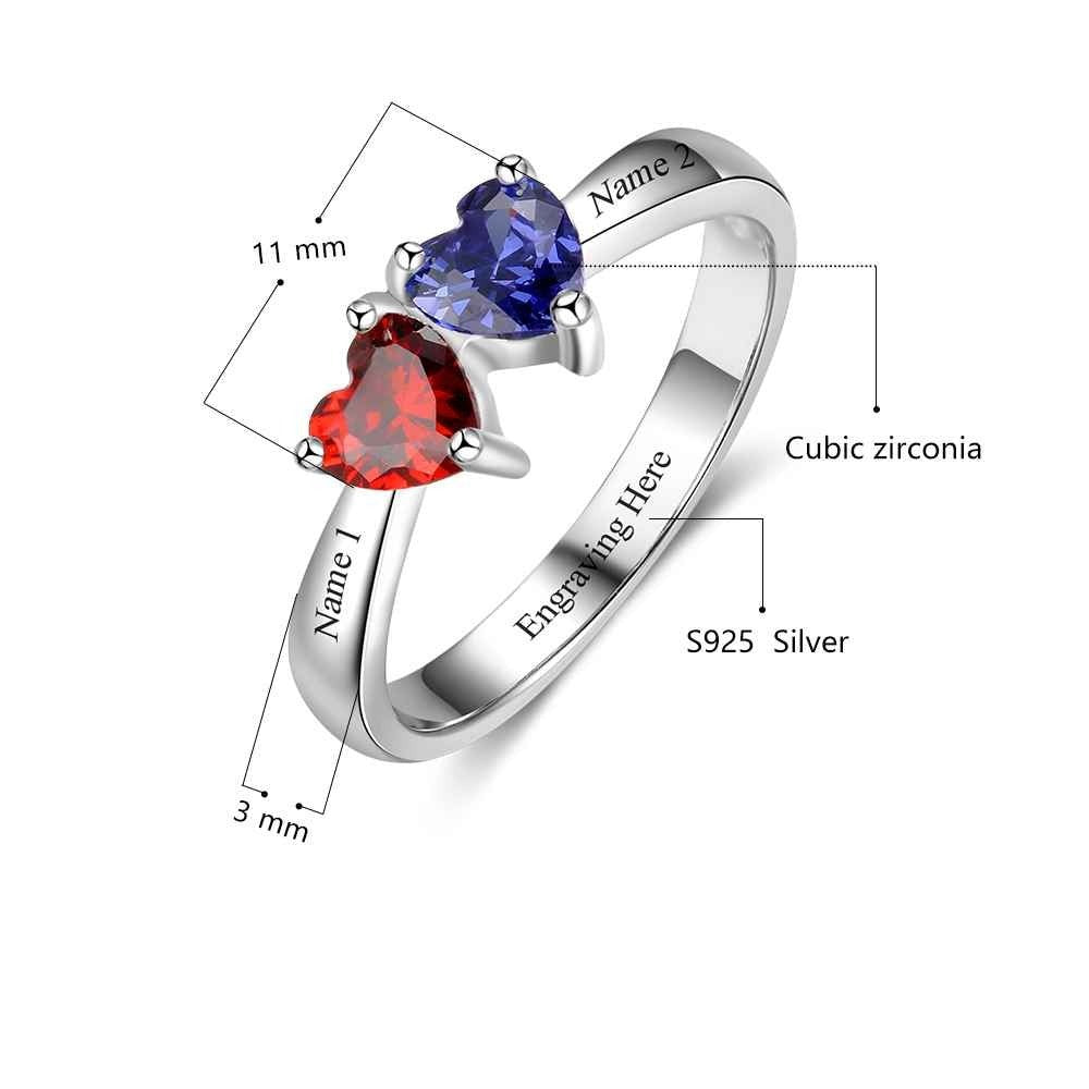Personalized Custom Engrave Names Ring-Florence Scovel