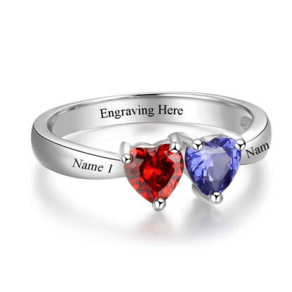 Personalized Custom Engrave Names Ring-Florence Scovel