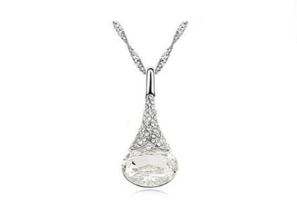 Crystal Water Drop Pendant - Florence Scovel - 2