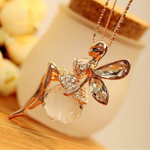 Angel Wing Fairy Necklace - Florence Scovel - 1