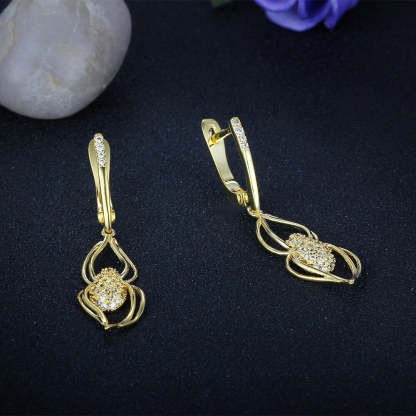 Double Loop Drop Earrings For Women-Florence Scovel