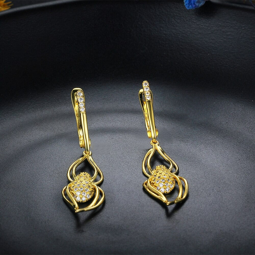 Double Loop Drop Earrings For Women-Florence Scovel
