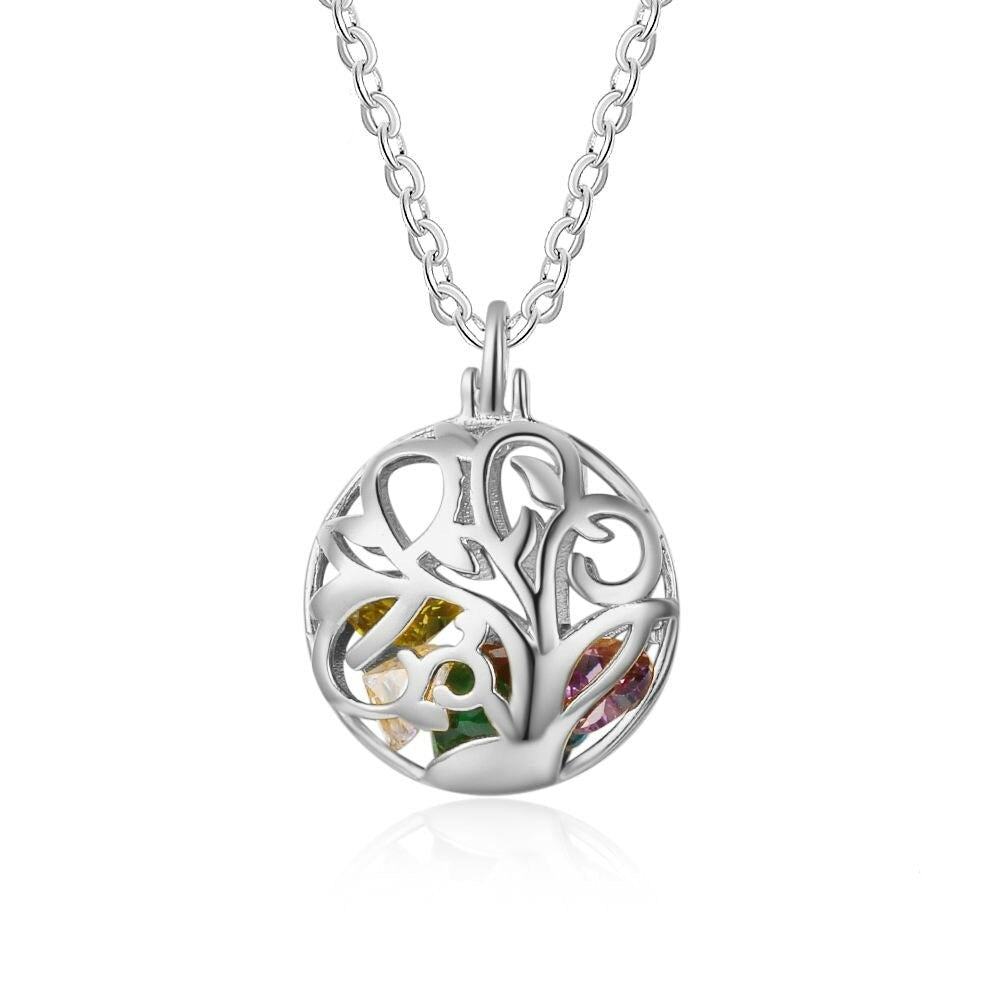 Personalized Floral Hollow Pendant-Florence Scovel