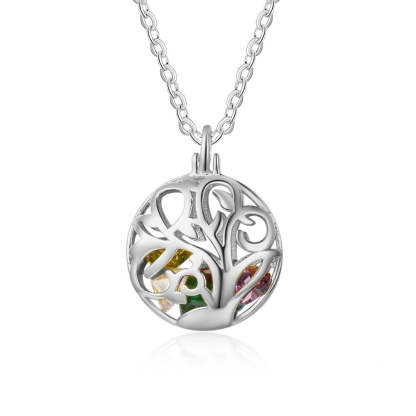Personalized Floral Hollow Pendant-Florence Scovel