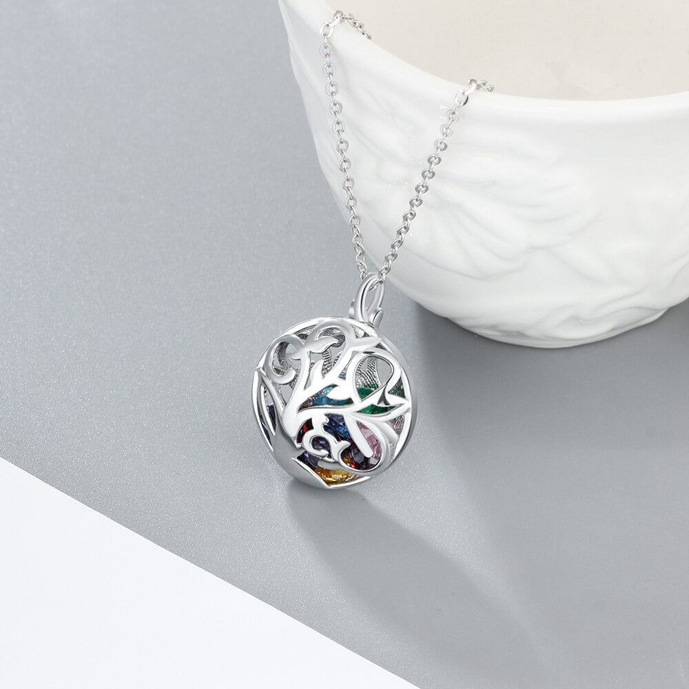 Personalized Floral Hollow Pendant-Florence Scovel