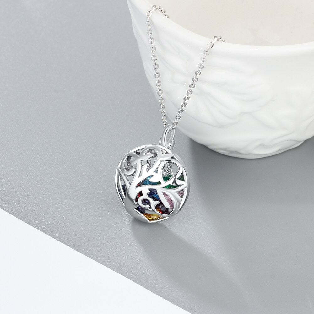 Personalized Floral Hollow Pendant-Florence Scovel