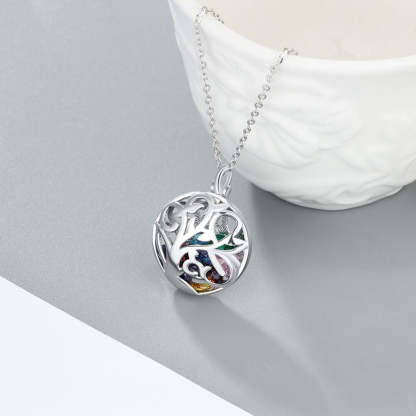 Personalized Floral Hollow Pendant-Florence Scovel