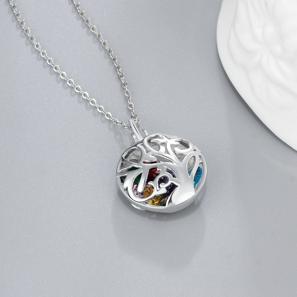 Personalized Floral Hollow Pendant-Florence Scovel