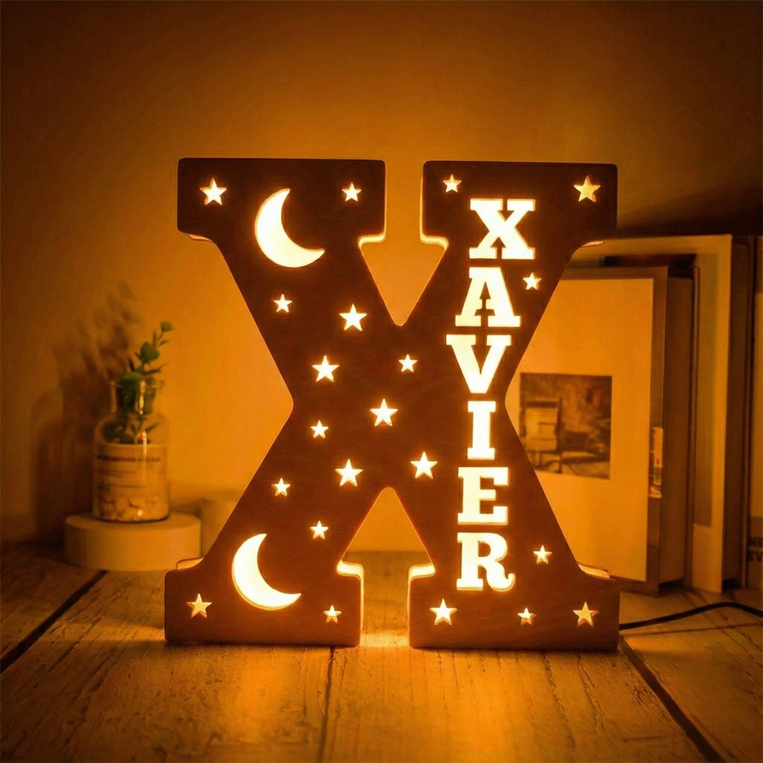 Personalized Alphabet LED Night Light