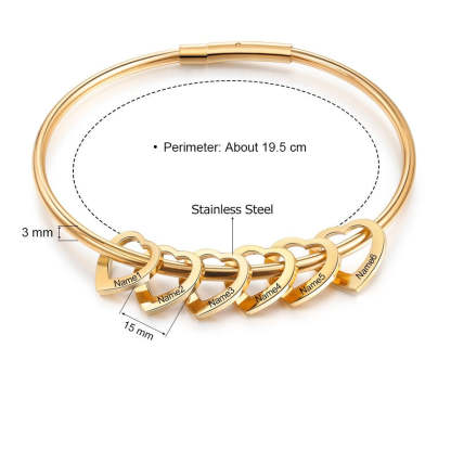 Personalized 6 Names Bracelets For Women-Florence Scovel