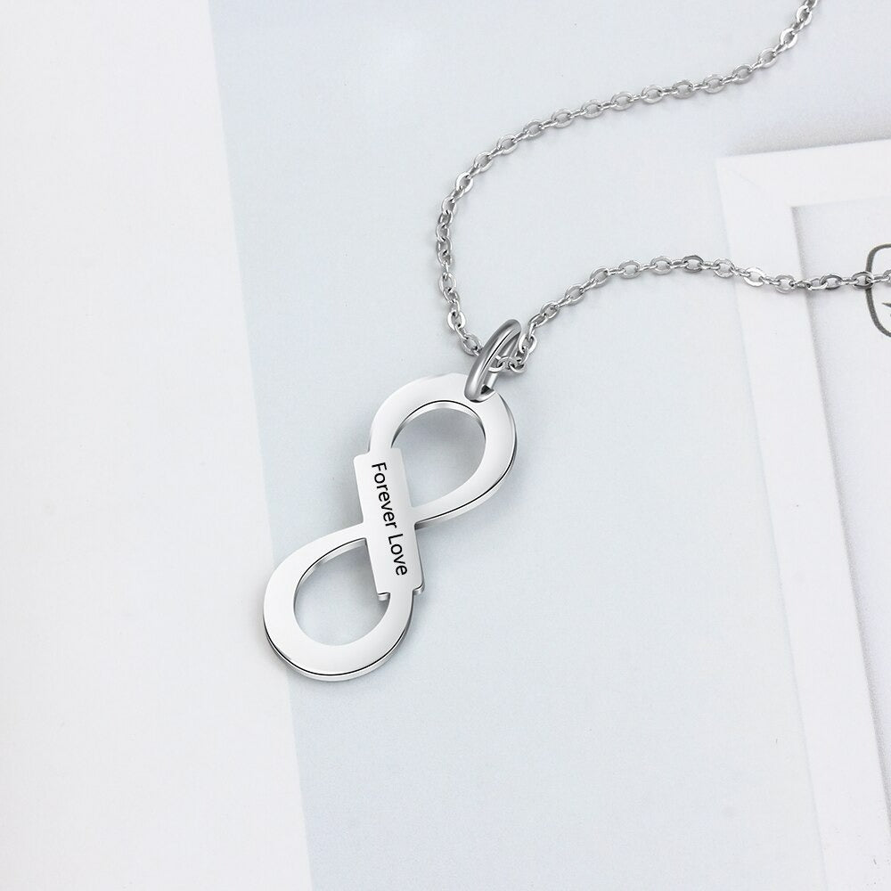 Infinity Love Personalized Pendant-Florence Scovel