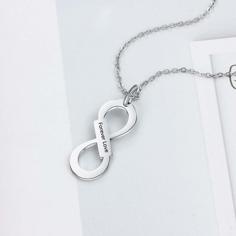 Infinity Love Personalized Pendant-Florence Scovel