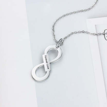 Infinity Love Personalized Pendant-Florence Scovel