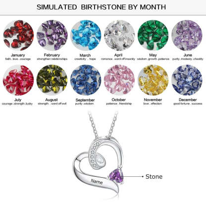 Sterling Silver Personalized Mother Necklace-Florence Scovel