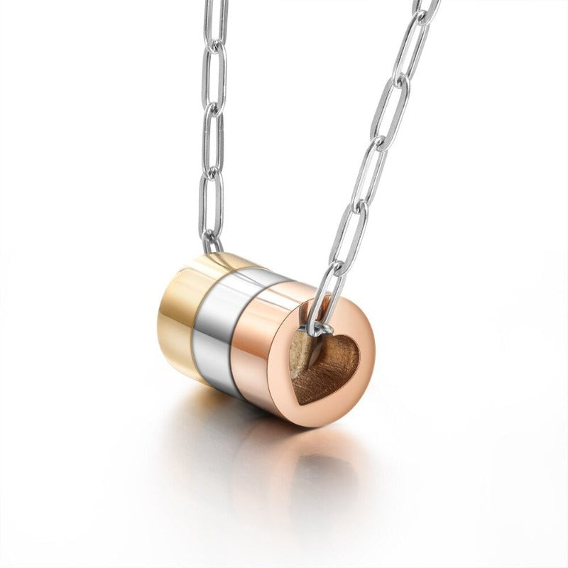 Engraved Mixed Color 3 Names Bead Charm Necklace-Florence Scovel