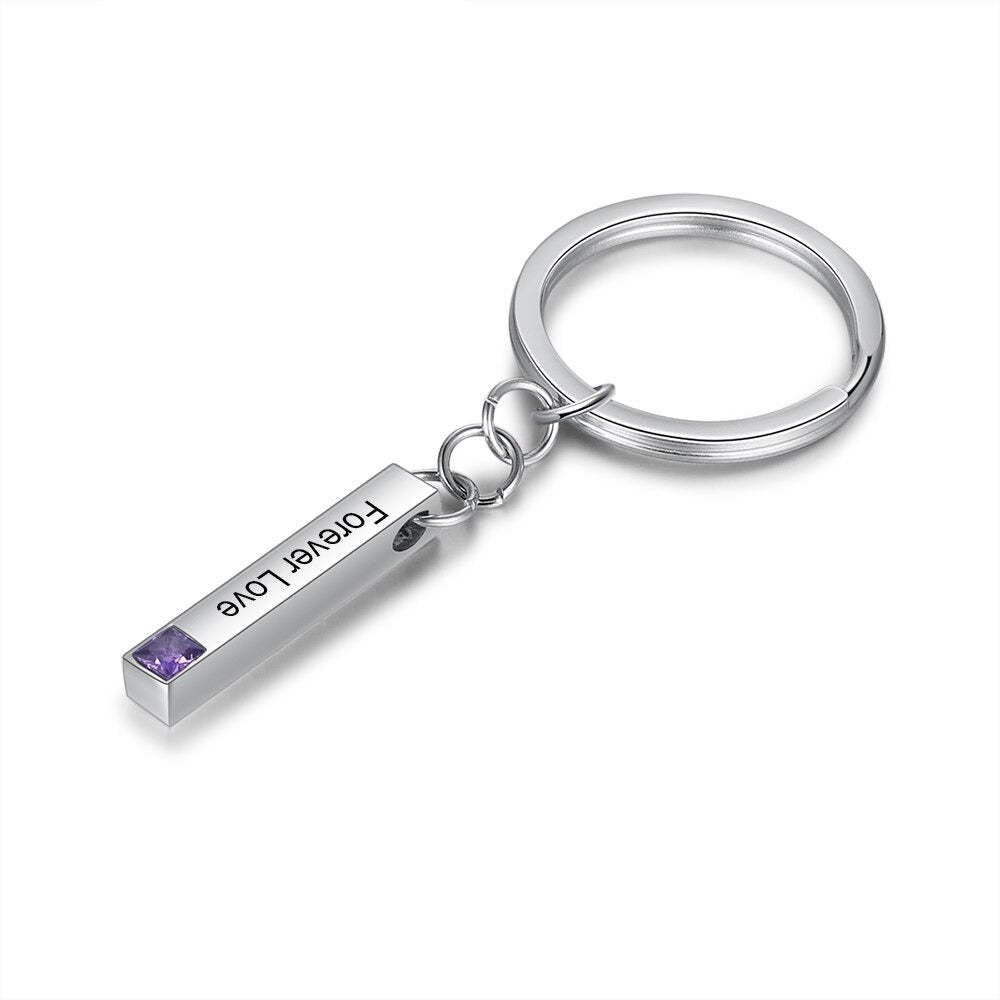 Personalized Bar Keychain For Couple-Florence Scovel