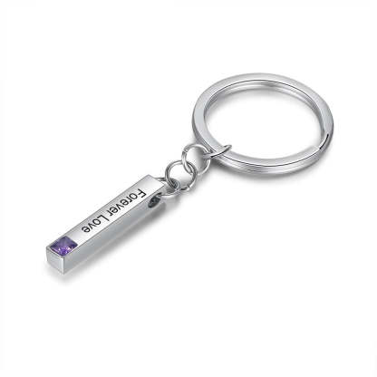 Personalized Bar Keychain For Couple-Florence Scovel